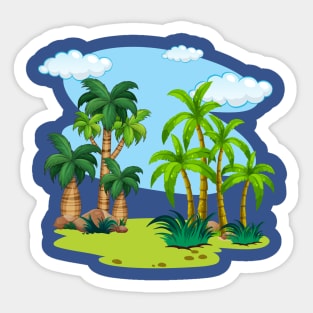 Arbor Day, Save The Forests, Save The Palms Sticker